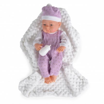 Μωρό Κούκλα με Κουβέρτα 41cm 9303 380014622219 - Moni Toys