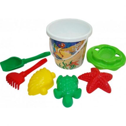 Σετ Κουβαδάκι 7τμχ Decorated Bucket Set Sunflower 4810344035813 - Polesie 35813