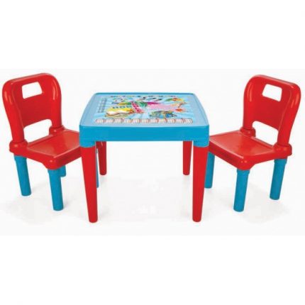Hobby Study Table Τραπέζι με 2 Καρέκλες Blue 8693461003721# - Pilsan 03414
