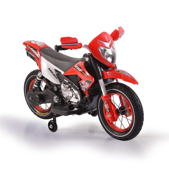 Παιδική Ηλεκτροκίνητη Μηχανή 6V BO Super Moto Red FB-6186 3800146213640