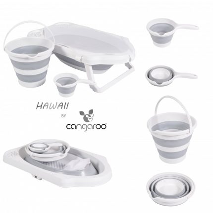 Cangaroo Πτυσσόμενη Μπανιέρα Hawaii Grey 3800146268800