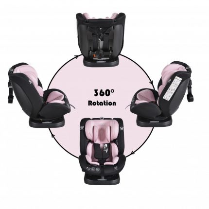 Moni Κάθισμα Αυτοκινήτου Serengeti Pink Isofix 0-36kg 3801005150816