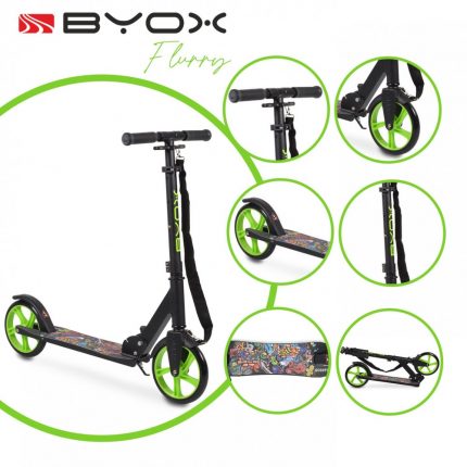 Byox Πατίνι Scooter Flurry Green 3800146226756
