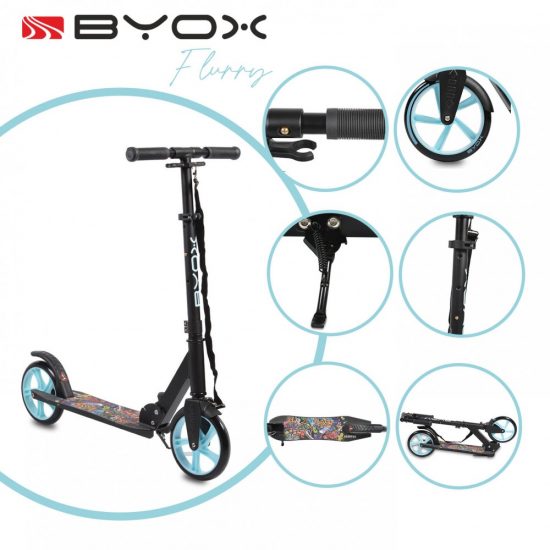 Byox Πατίνι Scooter Flurry Blue 3800146226749