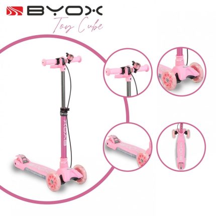 Παιδικό Πατίνι Scooter Toy Cube Pink 3800146225544 - Byox
