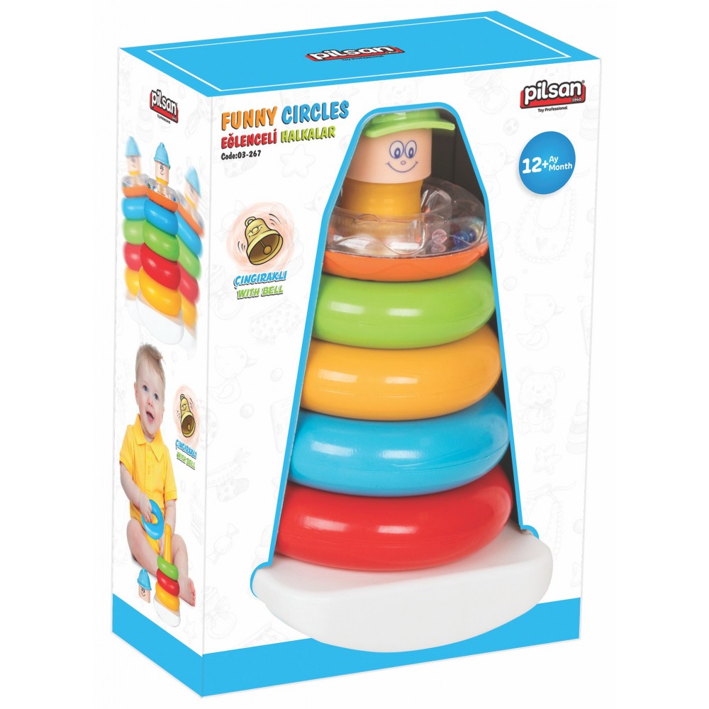 Πυραμίδα Κρίκων 03267 8693461032677 12m+ - Pilsan Πυραμίδα Κρίκων 03267 8693461032677 12m+ - Pilsan