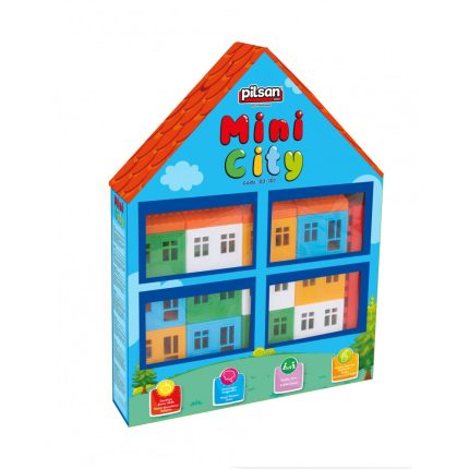 Τουβλάκια Σπιτάκια 03101 (40τμχ) Mini city 8693461031014 - Pilsan