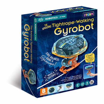 Gigo The Amazing Tightrope-Walking Gyrobot 407434 6+ - Stem Toys