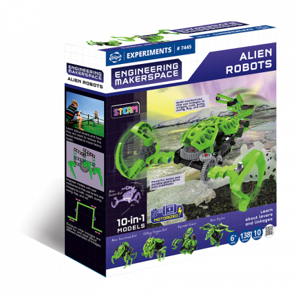 Gigo Engineering Makerspace Alien Robots 407445 6+