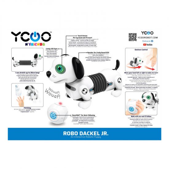 Silverlit Ycoo Robo Dackel Junior Τηλεκατευθυνόμενο Ρομπότ Σκυλάκι 5+ 7530-88578#, As Company