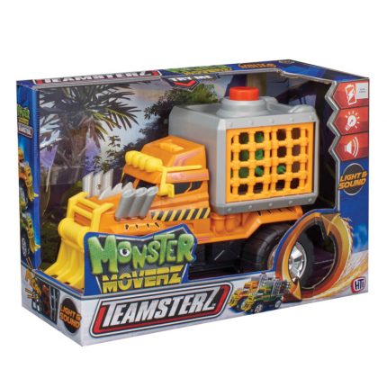 Teamsterz Monster Moverz Απόδραση Δεινοσαύρου Όχημα Με Φώτα Και Ήχους Πορτοκαλί Λαμπάδα 3+ - As Company