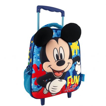 Σχολική Τσάντα Τρόλεϊ Νηπίου Disney Mickey Mouse Fun Starts Here Must 2 Θήκες (27x10x31εκ) 5205698561559