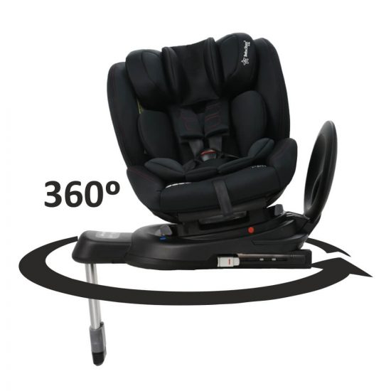 Κάθισμα Αυτοκινήτου Megan Isofix i-Size 360° 0-22kg Black 926-188#