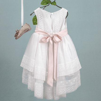 Βαπτιστικό φορεματάκι για κορίτσι Λευκό Grigoria 9339, Bambolino