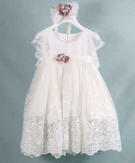 Βαπτιστικό φορεματάκι για κορίτσι Rachel 9350, Bambolino
