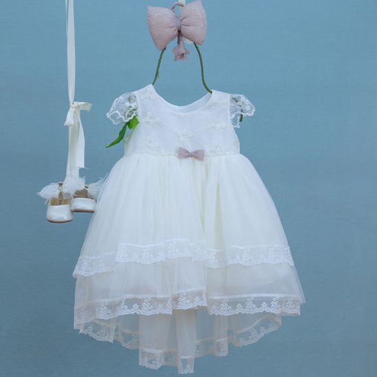 Βαπτιστικό φορεματάκι για κορίτσι Kim 9360, Bambolino