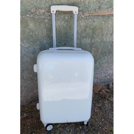 Βαλίτσα Βάπτισης Trolley Off White (55x35x22cm) | ΒΑΛ1