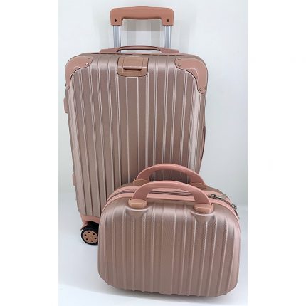 Βαλίτσα Βάπτισης Τρόλεϊ Old Pink (50x35x25cm) | ΒΑΛ23