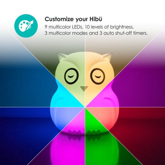 Hibu – Φορητό φωτάκι νυκτός από σιλικόνη (USB φόρτιση) - Bbluv