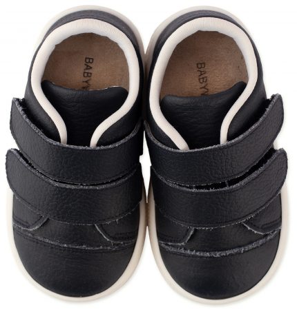 Babywalker Βαπτιστικό παπουτσάκι περπατήματος για αγόρι Δερμάτινο Sneaker Διπλό Χρατς - Παπουτσάκι BS3028