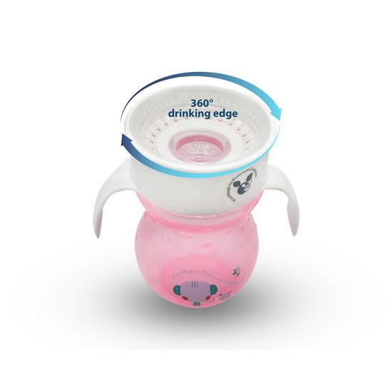 Εκπαιδευτικό Ποτηράκι Magical Cup 360 Pink C0669H 3800146265298 - Cangaroo
