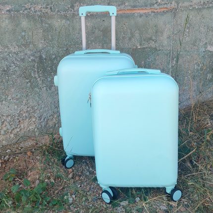 Βαλίτσα Trolley Μέντα Ματ Σαγρέ (55x35x22cm) | ΒΑΛ34