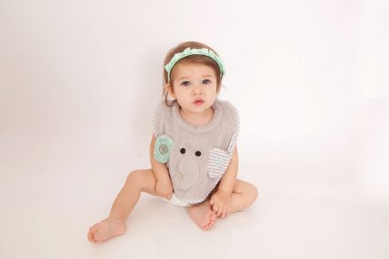 100% Cotton Σαλιάρα – Ellie the Elephant - Zoocchini