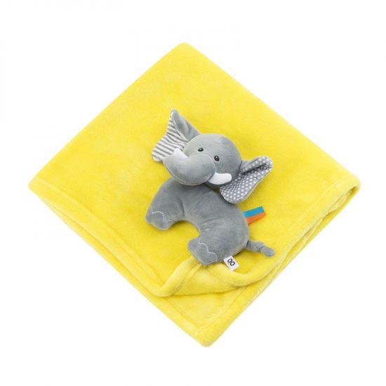 Stroller Blanket – Elephant Buddy (68,5x100cm) - Zoocchini