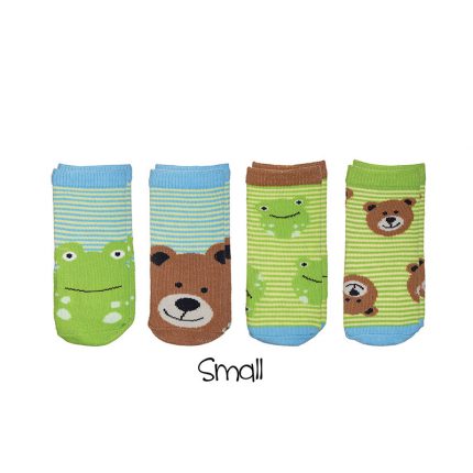 Mix and Match Socks -Frog/Bear - FlapJackKids