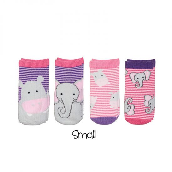 Mix and Match Socks – Hippo/Elephant - FlapJackKids