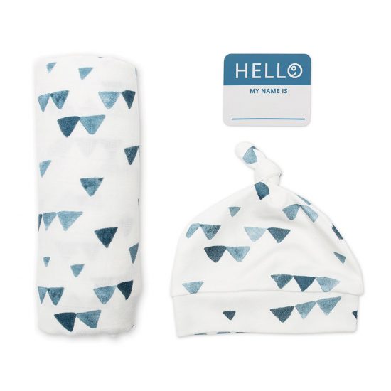 Hello World – Navy Triangles - Lulujo