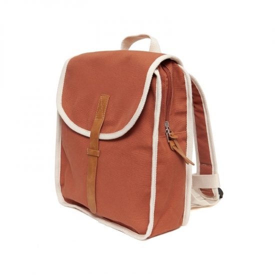 Σχολική Τσάντα Πλάτης Νηπιαγωγείου Backpack Recycled Cotton Baked Clay - Petit Monkey