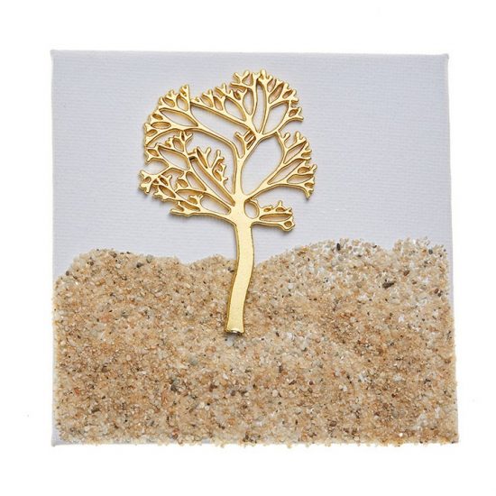 Καδράκι Δέντρο Ζωής Χρυσό 9780