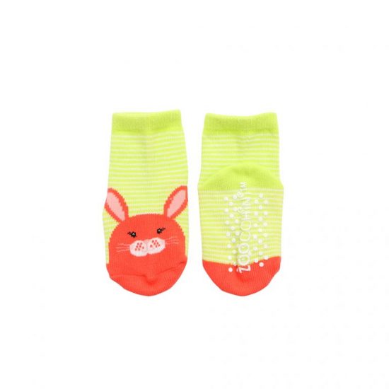 Grip+Easy Crawler Pants & Socks Set – Bunny - Zoocchini