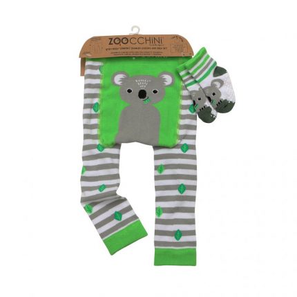 Grip+Easy Crawler Pants & Socks Set – Koala - Zoocchini