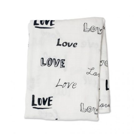 Μουσελίνα Bamboo – Love Blanket (120x120cm) - Lulujo