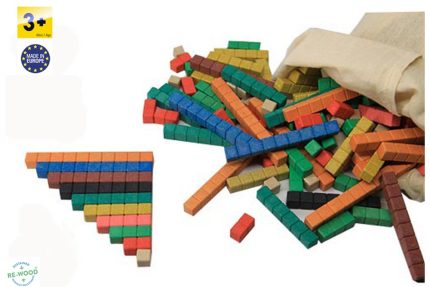 Ράβδοι Cuisenaire REWOOD 180507 3+ - Stem Toys