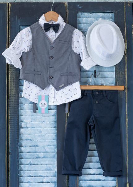 Βαπτιστικό κοστουμάκι για αγόρι ΑΕ63 mak baby