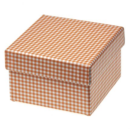 Κουτάκι Πορτοκαλί (7x7x4,5cm) HNV7509