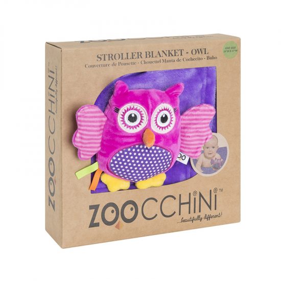 Stroller Blanket – Owl Buddy (68,5x100cm) - Zoocchini