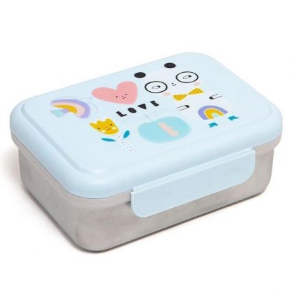 Stainless Steel Lunchbox Panda Love - Petit Monkey