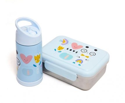 Stainless Steel Lunchbox Panda Love - Petit Monkey