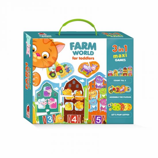 Εκπαιδευτικό Παιχνίδι – Farm World για Νήπια 3+ - Roter Kafer