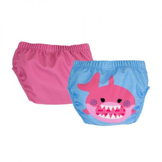 Μαγιό Πάνα 2τμχ – Pink Shark - Zoocchini