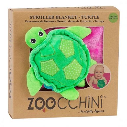 Stroller Blanket – Turtle Buddy Pink ZOO3001 68,5x100cm 0m+ - Zoocchini