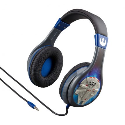 Star Wars Ενσύρματα Ακουστικά με Ασφαλή Μέγιστη Ένταση Ήχου 3+ (Γκρι-Μπλε) - eKids