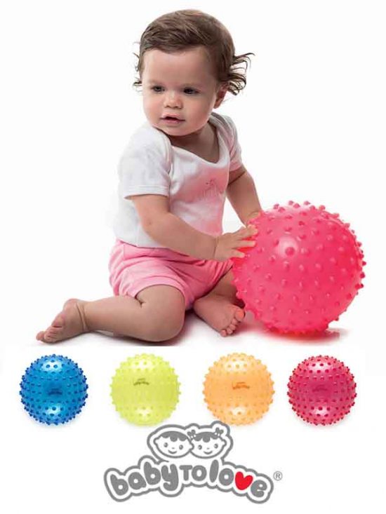 Sensory Ball Κίτρινο Fluo Collection - Baby to Love