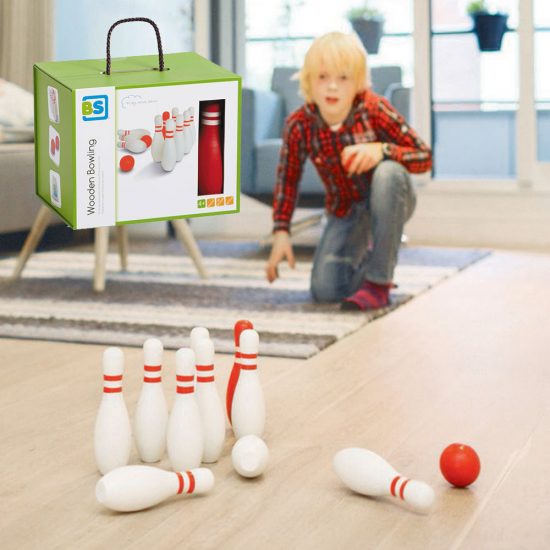 Bowling Red & White - BS Toys