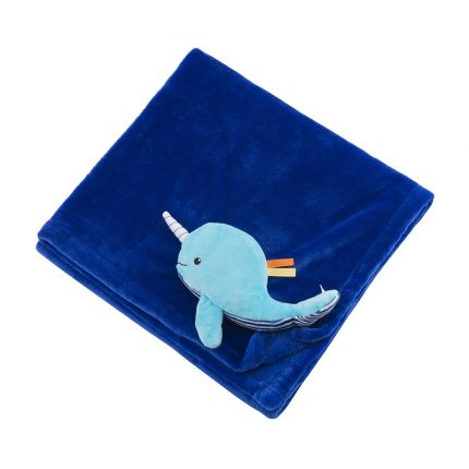 Stroller Blanket – Whale Buddy (68,5x100cm) - Zoocchini