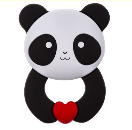 Μασητικό Σιλικόνης Panda 3m+ - Akuku